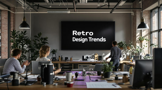 retro workspace design trends