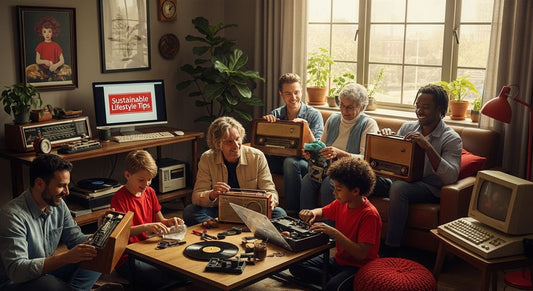 retro tech sustainable lifestyle