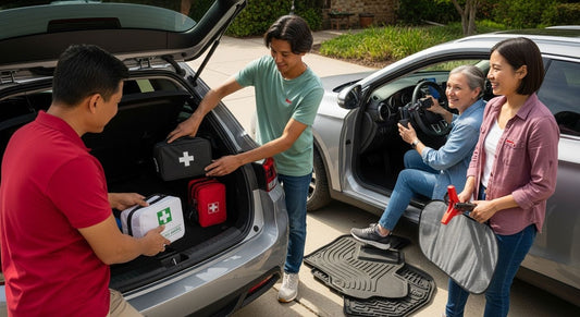 car accessories, road safety, organized car