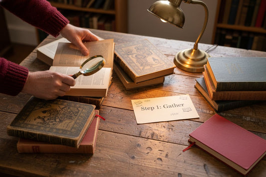 vintage books collecting