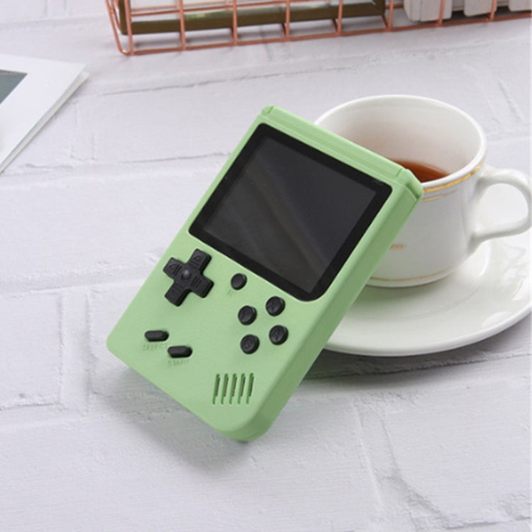 MK800 3.0 inch Macaron Mini Retro Classic Handheld Game Console compatible with Kids Built-in 800 Games, Support AV Output, MK800 / Green