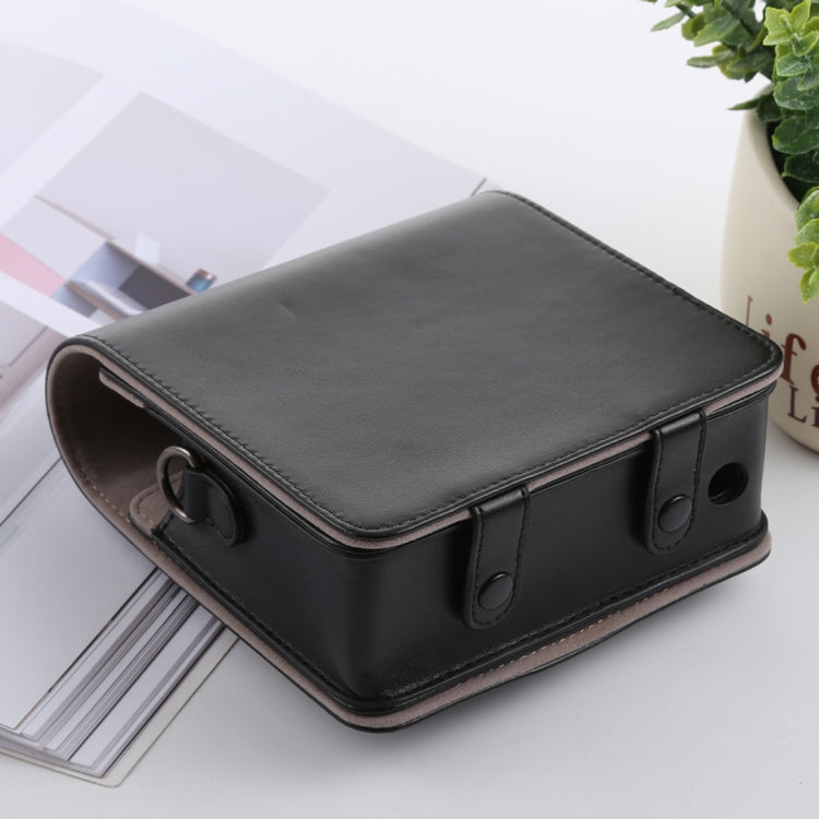 Retro Style Full Body Camera PU Leather Case Bag with Strap compatible with FUJIFILM instax SQUARE SQ6, Compatible with FUJI SQ6