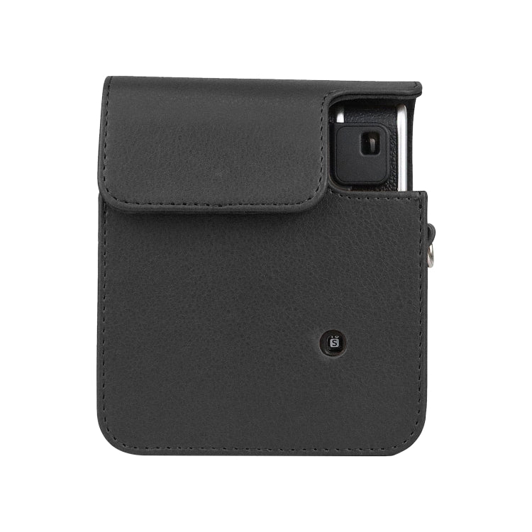 Full Body Camera Retro PU Leather Case Bag with Strap compatible with FUJIFILM instax mini 40, Compatible with FUJIFILM instax mini 40