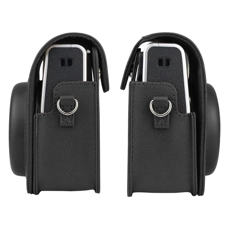 Full Body Camera Retro PU Leather Case Bag with Strap compatible with FUJIFILM instax mini 40, Compatible with FUJIFILM instax mini 40