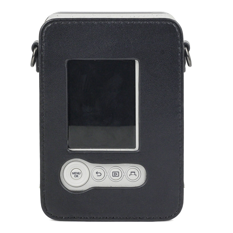 Full Body Camera Retro PU Leather Case Bag with Strap compatible with FUJIFILM instax mini Liplay, Compatible with FUJIFILM instax mini Liplay
