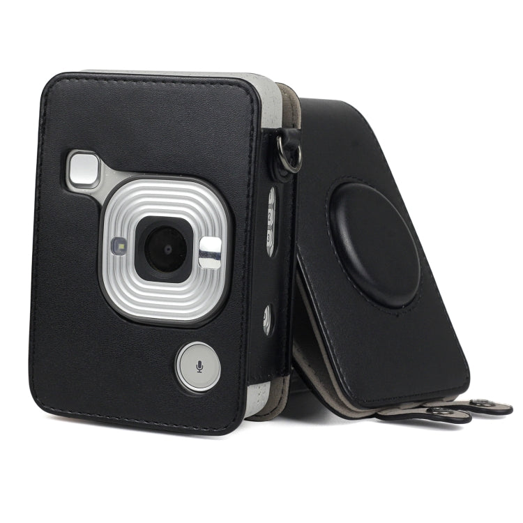 Full Body Camera Retro PU Leather Case Bag with Strap compatible with FUJIFILM instax mini Liplay, Compatible with FUJIFILM instax mini Liplay