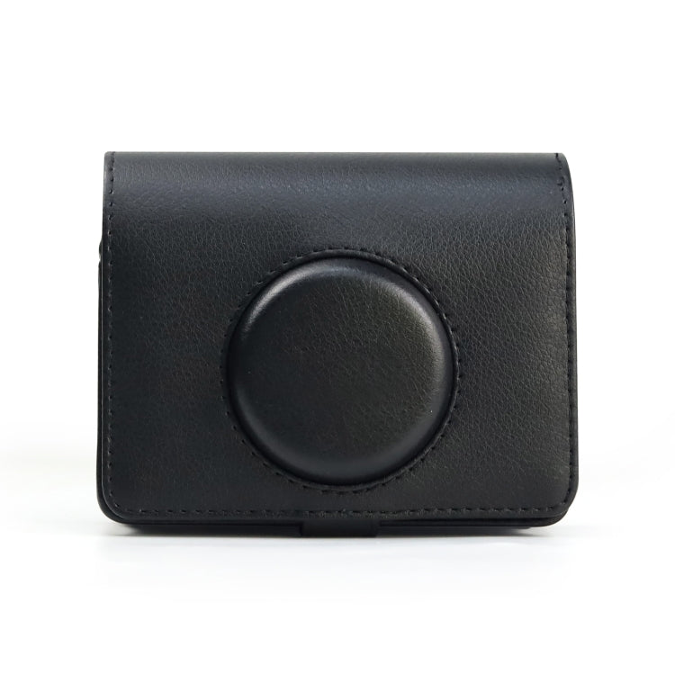 Retro Full Body Camera PU Leather Case Bag with Strap compatible with FUJIFILM instax mini Evo, Compatible with FUJIFILM instax mini Evo Retro