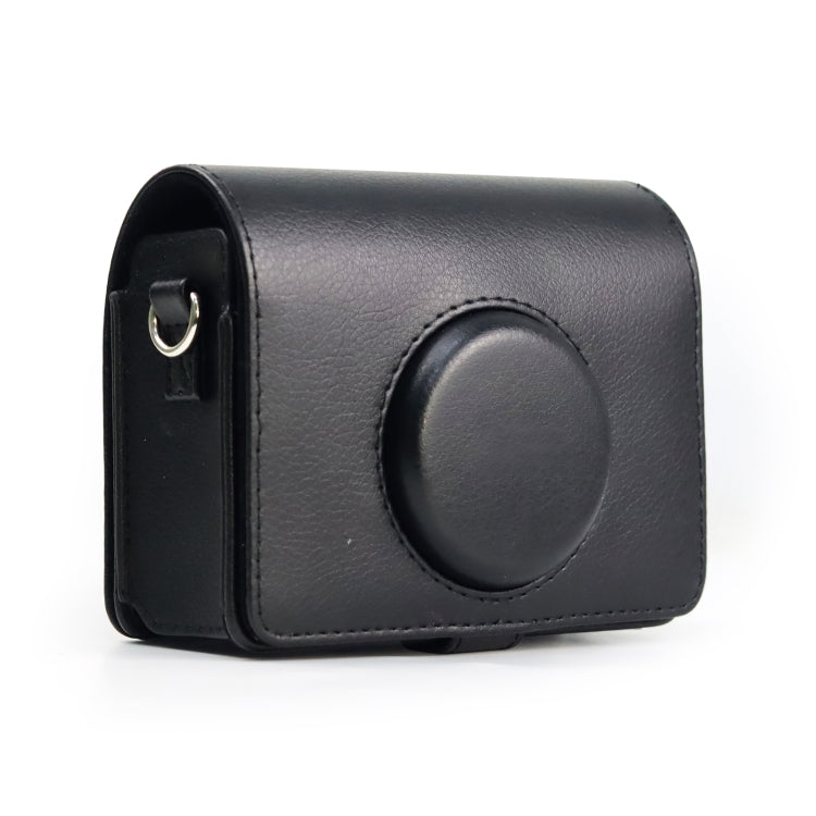 Retro Full Body Camera PU Leather Case Bag with Strap compatible with FUJIFILM instax mini Evo, Compatible with FUJIFILM instax mini Evo Retro