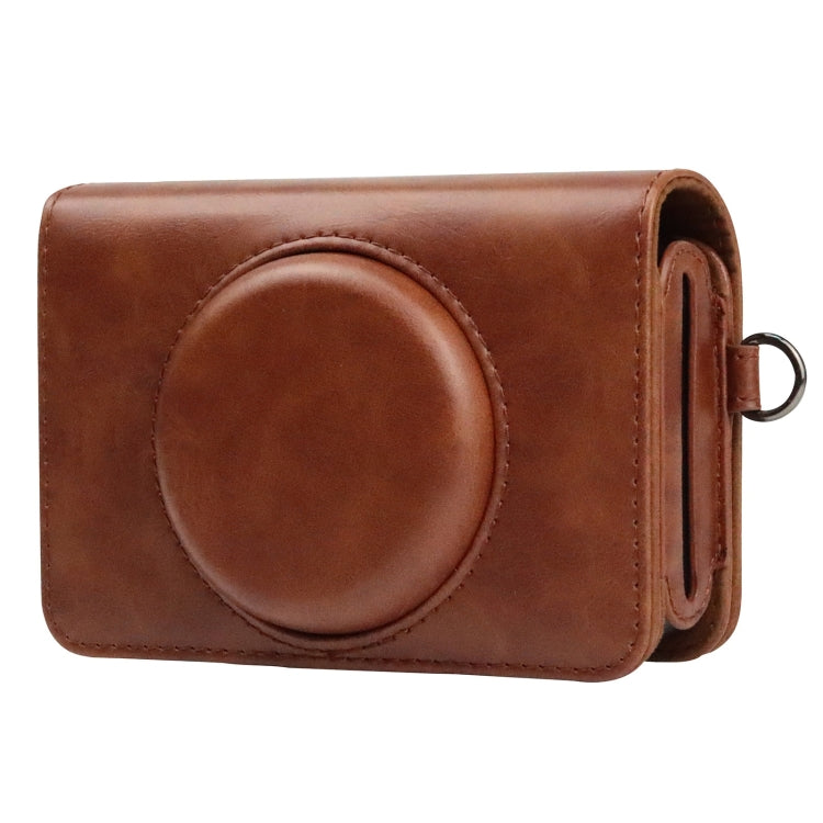 Compatible with Kodak Mini Shot2 Retro / C210R instax Full Body Camera PU Leather Case Bag with Strap, Compatible with Kodak Mini Shot2 Retro / C210R