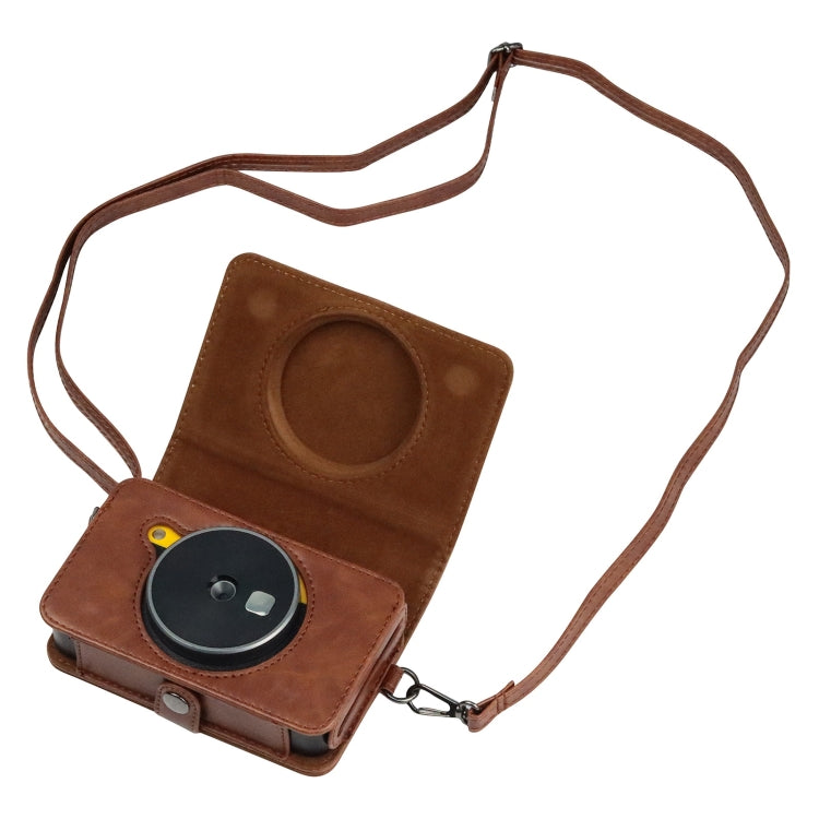 Compatible with Kodak Mini Shot2 Retro / C210R instax Full Body Camera PU Leather Case Bag with Strap, Compatible with Kodak Mini Shot2 Retro / C210R