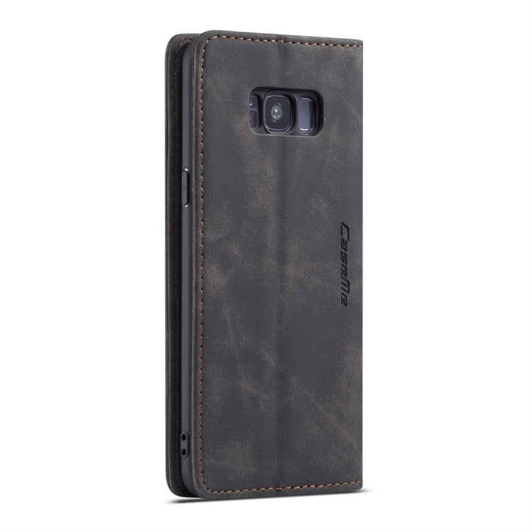 CaseMe-013 Multifunctional Retro Frosted Horizontal Flip Leather Case with Card Slot & Holder & Wallet, for Galaxy S8 Plus