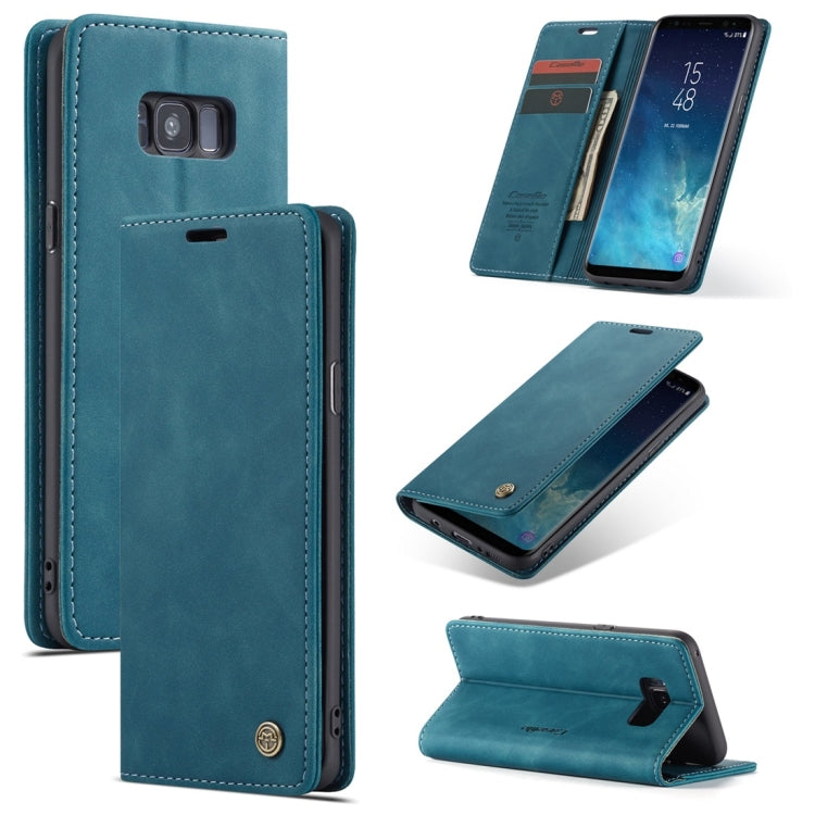 CaseMe-013 Multifunctional Retro Frosted Horizontal Flip Leather Case with Card Slot & Holder & Wallet, for Galaxy S8 Plus