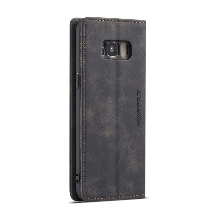 CaseMe-013 Multifunctional Retro Frosted Horizontal Flip Leather Case with Card Slot & Holder & Wallet, for Galaxy S8