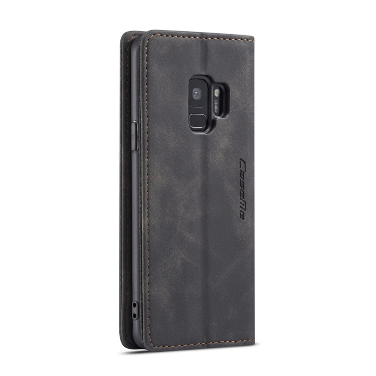 CaseMe-013 Multifunctional Retro Frosted Horizontal Flip Leather Case with Card Slot & Holder & Wallet, for Galaxy S9