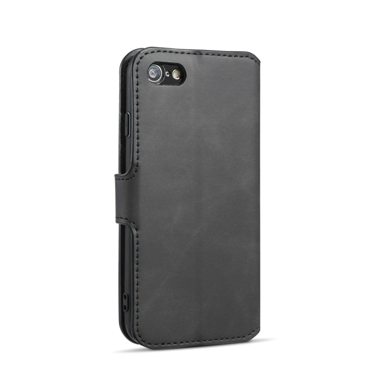 DG.MING Retro Oil Side Horizontal Flip Case with Holder & Card Slots & Wallet, compatible with iPhone 7 / 8