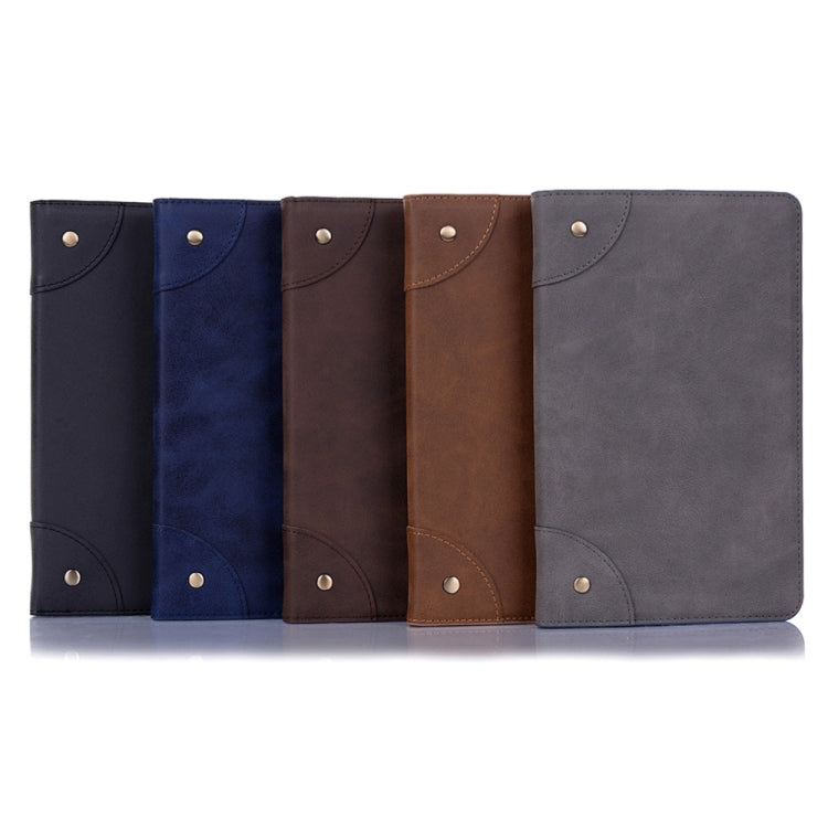 Retro Book Style Horizontal Flip Leather Case with Holder & Card Slots & Wallet, compatible with Galaxy Tab A 8.0 (2019)