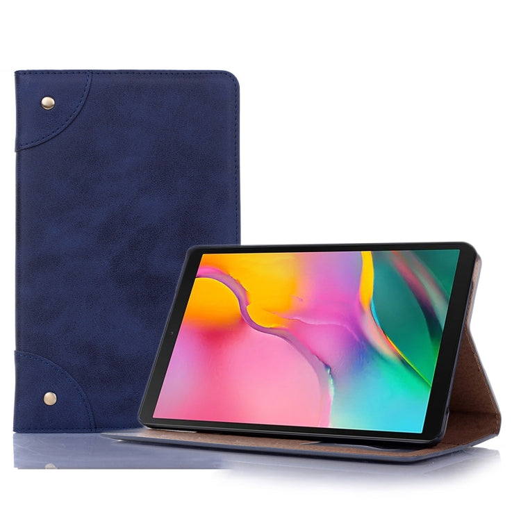 Retro Book Style Horizontal Flip Leather Case with Holder & Card Slots & Wallet, compatible with Galaxy Tab A 8.0 (2019)