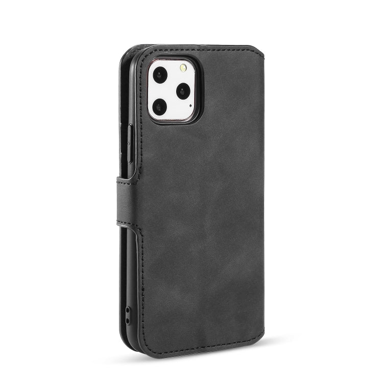 DG.MING Retro Oil Side Horizontal Flip Case with Holder & Card Slots & Wallet compatible with iPhone, Compatible with iPhone 11 Pro Max (2019)