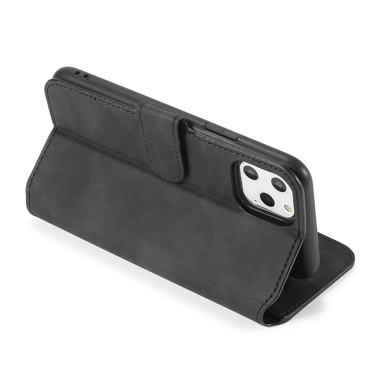 DG.MING Retro Oil Side Horizontal Flip Case with Holder & Card Slots & Wallet compatible with iPhone, Compatible with iPhone 11 Pro Max (2019)