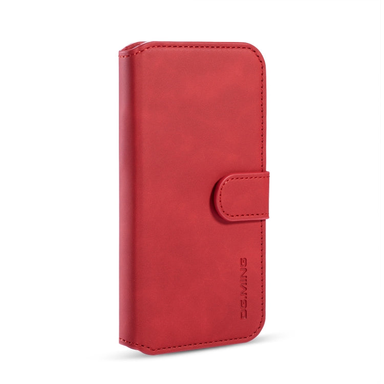 DG.MING Retro Oil Side Horizontal Flip Case with Holder & Card Slots & Wallet compatible with iPhone, Compatible with iPhone 11 Pro Max