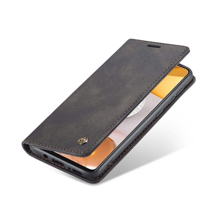 CaseMe-013 Multifunctional Retro Frosted Horizontal Flip Leather Case with Card Slot & Holder & Wallet, Compatible with Samsung Galaxy A42 5G