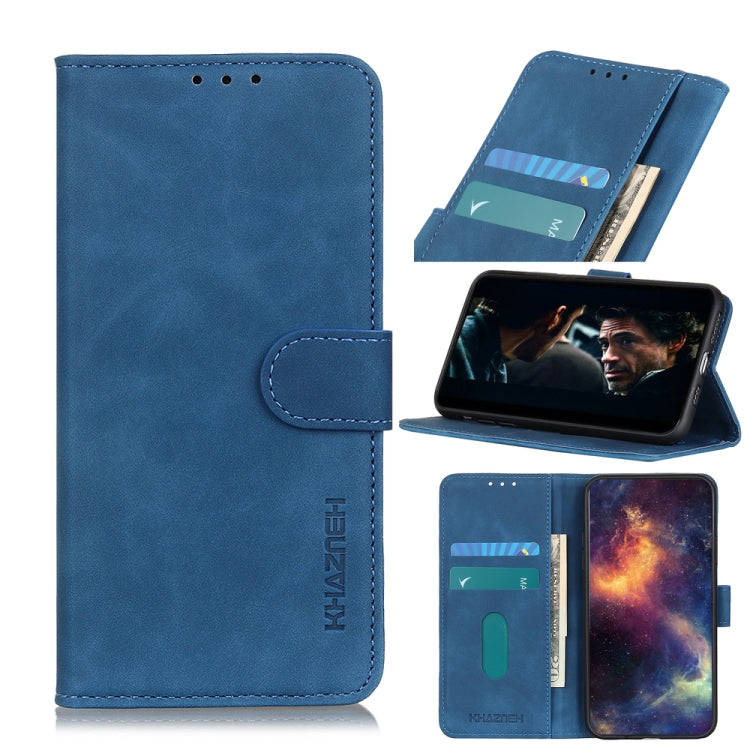 KHAZNEH Retro Texture PU + TPU Horizontal Flip Leather Case with Holder & Card Slots & Wallet, Compatible with OPPO Reno5 5G / Find X3 Lite