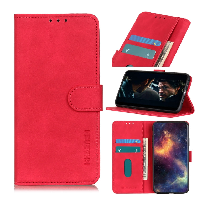 KHAZNEH Retro Texture PU + TPU Horizontal Flip Leather Case with Holder & Card Slots & Wallet, Compatible with OPPO Reno5 5G / Find X3 Lite