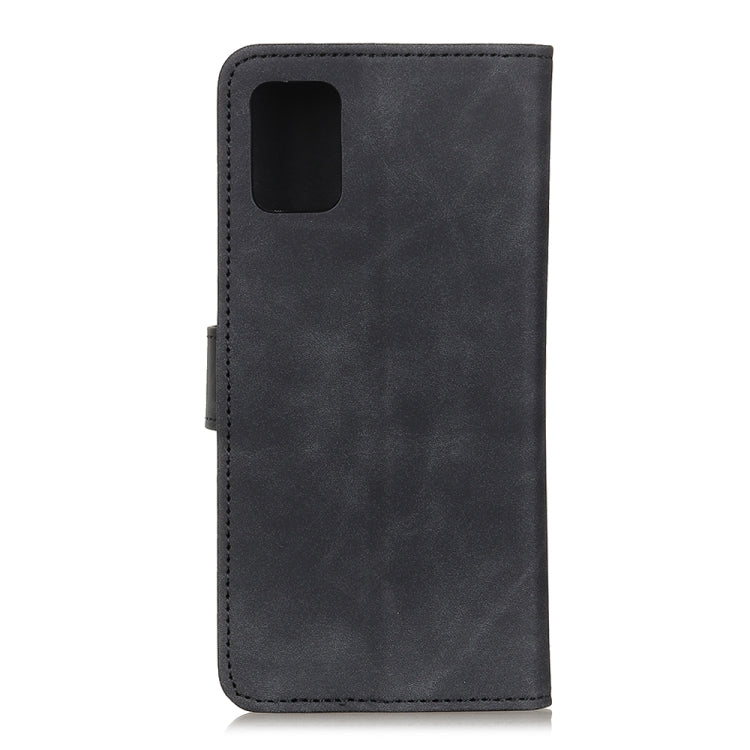 KHAZNEH Retro Texture PU + TPU Horizontal Flip Leather Case with Holder & Card Slots & Wallet, Compatible with OPPO Reno5 Pro 5G