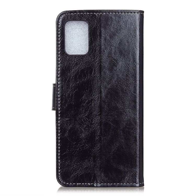 Retro Crazy Horse Texture Horizontal Flip Leather Case with Holder & Card Slots & Photo Frame & Wallet, Compatible with OPPO Reno5 Pro 5G
