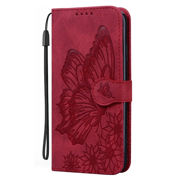 Retro Skin Feel Butterflies Embossing Horizontal Flip Leather Case with Holder & Card Slots & Wallet, Compatible with OPPO A52 / A72 / A92