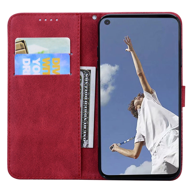 Retro Skin Feel Butterflies Embossing Horizontal Flip Leather Case with Holder & Card Slots & Wallet, Compatible with OPPO A52 / A72 / A92