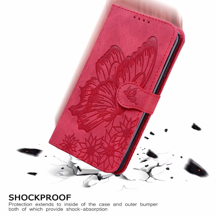 Retro Skin Feel Butterflies Embossing Horizontal Flip Leather Case with Holder & Card Slots & Wallet, Compatible with OPPO A52 / A72 / A92