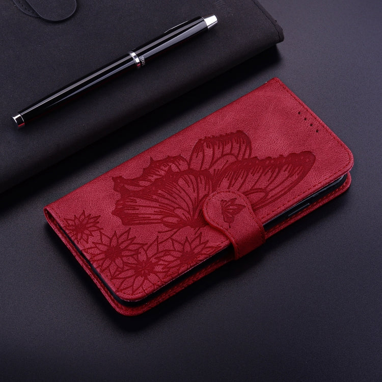 Retro Skin Feel Butterflies Embossing Horizontal Flip Leather Case with Holder & Card Slots & Wallet, Compatible with OPPO A52 / A72 / A92