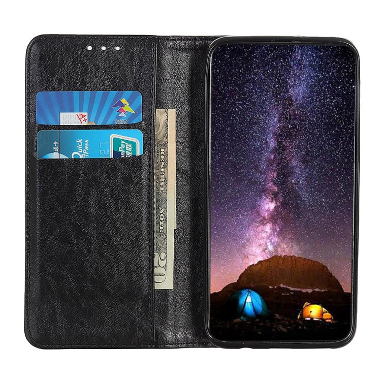 Magnetic Retro Crazy Horse Texture Horizontal Flip Leather Case with Holder & Card Slots, Compatible with OPPO A9 (2020)