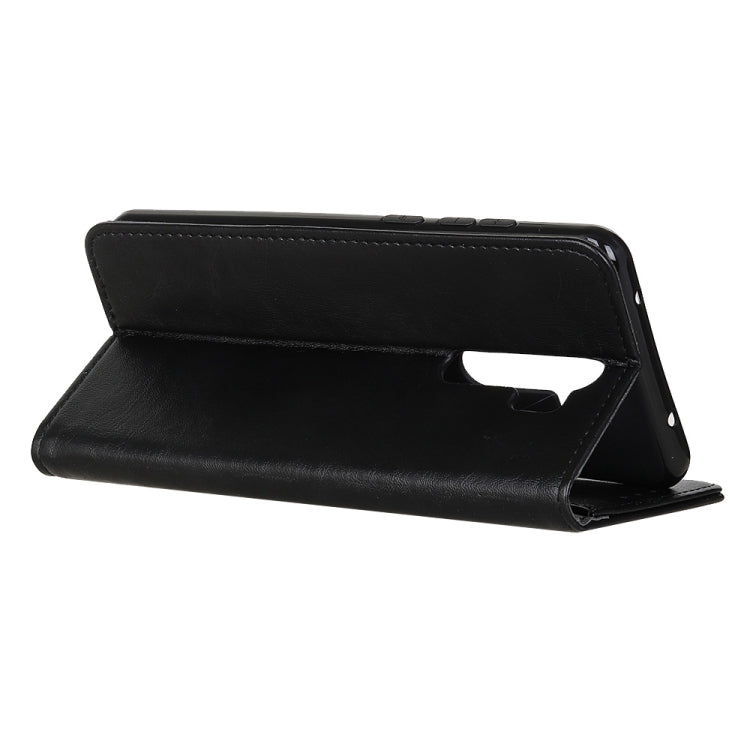 Magnetic Retro Crazy Horse Texture Horizontal Flip Leather Case with Holder & Card Slots, Compatible with OPPO A9 (2020)