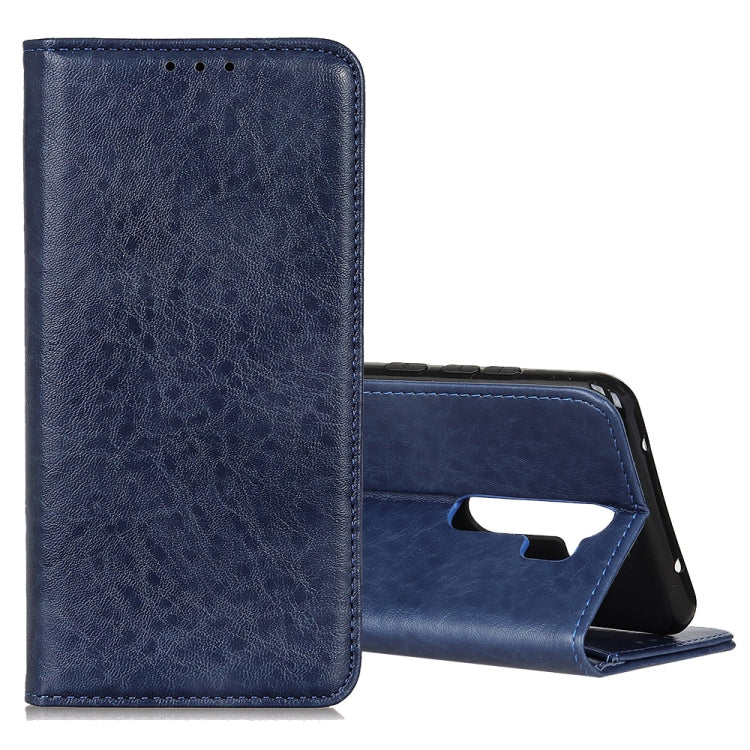 Magnetic Retro Crazy Horse Texture Horizontal Flip Leather Case with Holder & Card Slots, Compatible with OPPO A9 (2020)