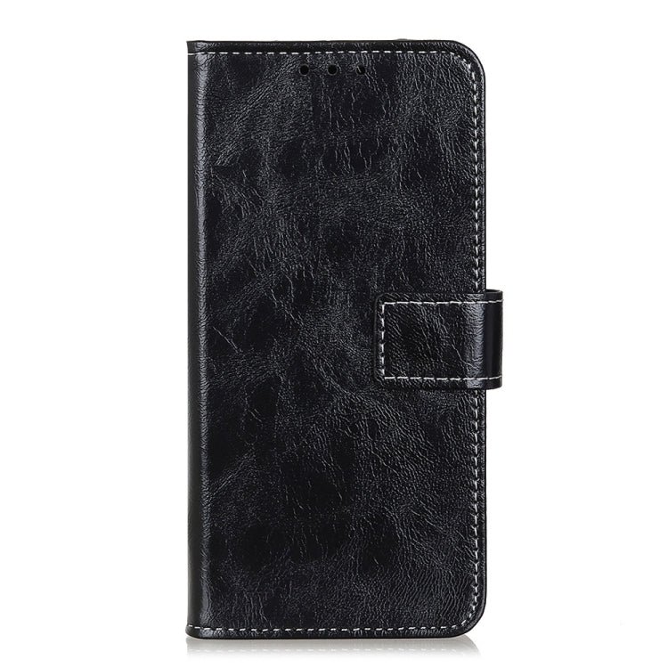 Retro Crazy Horse Texture Horizontal Flip Leather Case with Holder & Card Slots & Photo Frame & Wallet, Compatible with OPPO A9 (2020)