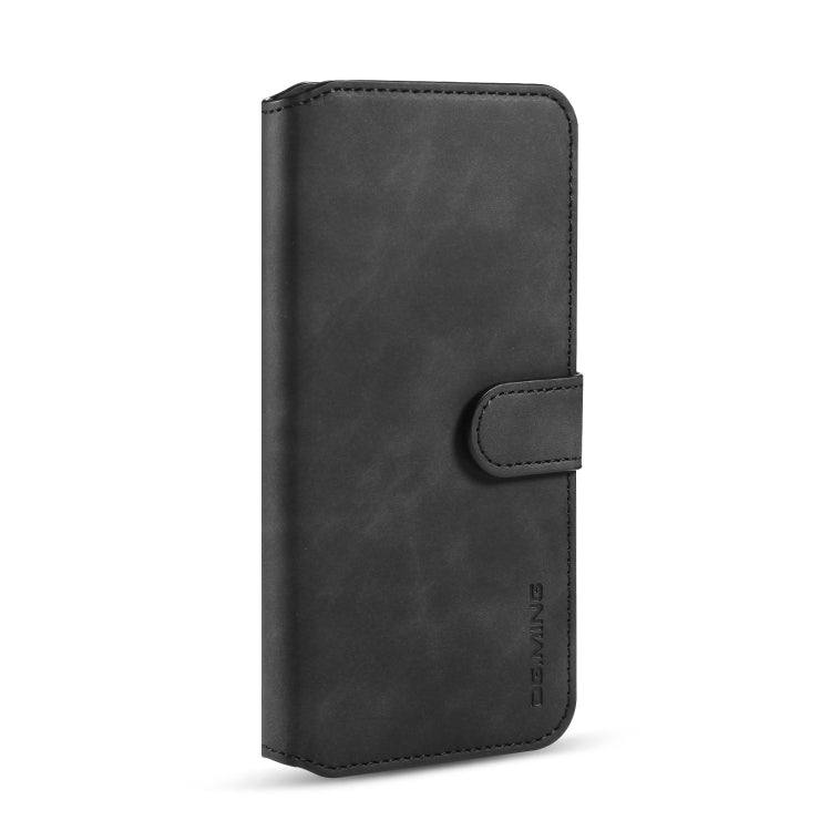DG.MING Retro Oil Side Horizontal Flip Case with Holder & Card Slots & Wallet, Compatible with Galaxy M30s