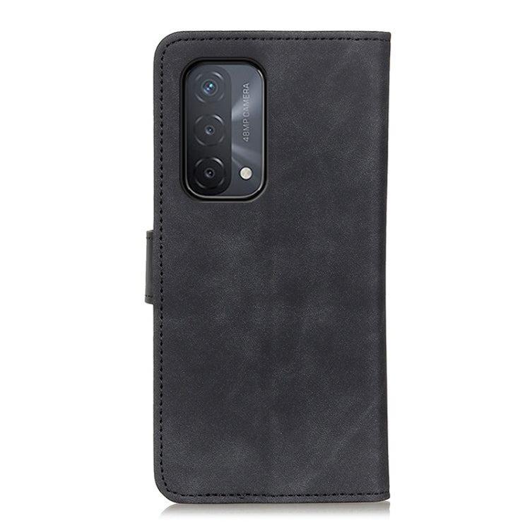 KHAZNEH Retro Texture PU + TPU Horizontal Flip Leather Case with Holder & Card Slots & Wallet, Compatible with OPPO A93 5G / A54 5G / A74 5G