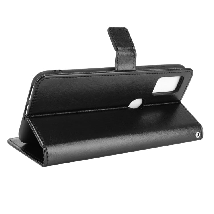 Retro Crazy Horse Texture Horizontal Flip Leather Case with Holder & Card Slots & Photo Frame