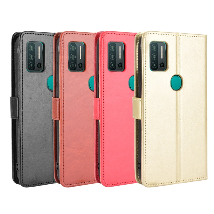 Retro Crazy Horse Texture Horizontal Flip Leather Case with Holder & Card Slots & Photo Frame