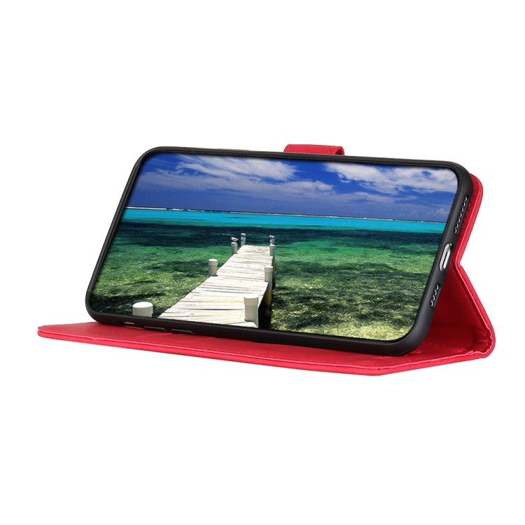 KHAZNEH Retro Texture Horizontal Flip Leather Case with Holder & Card Slots & Wallet, Compatible with OPPO F19