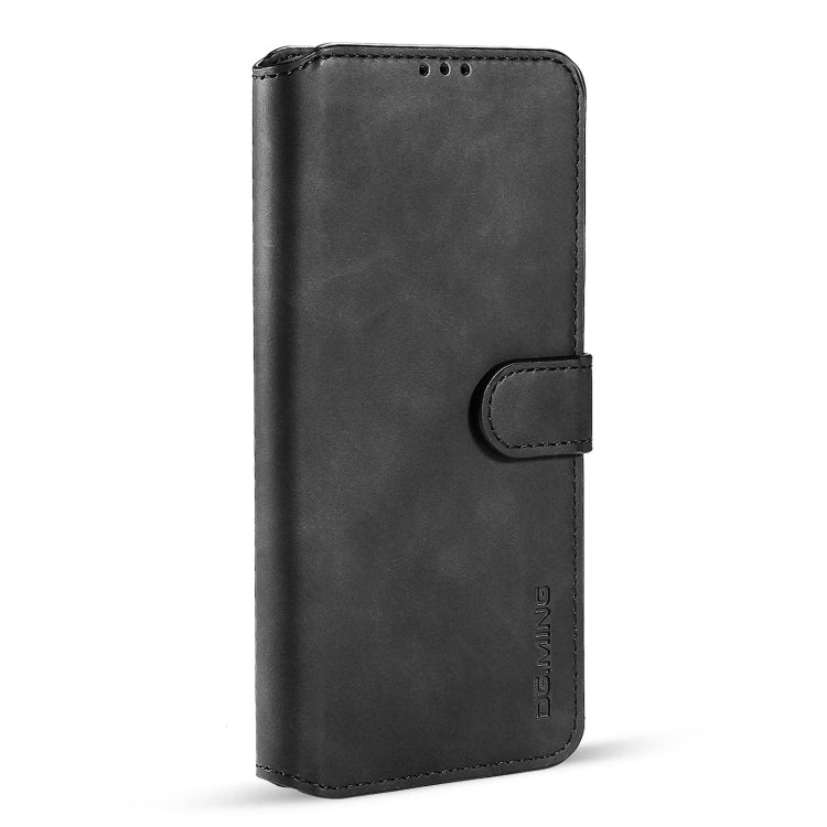 DG.MING Retro Oil Side Horizontal Flip Leather Case with Holder & Card Slots & Wallet, Compatible with Samsung Galaxy S21 FE