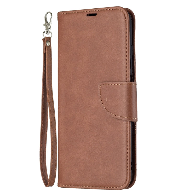 Retro Lambskin Texture Pure Color Horizontal Flip PU Leather Case with Holder & Card Slots & Wallet & Lanyard