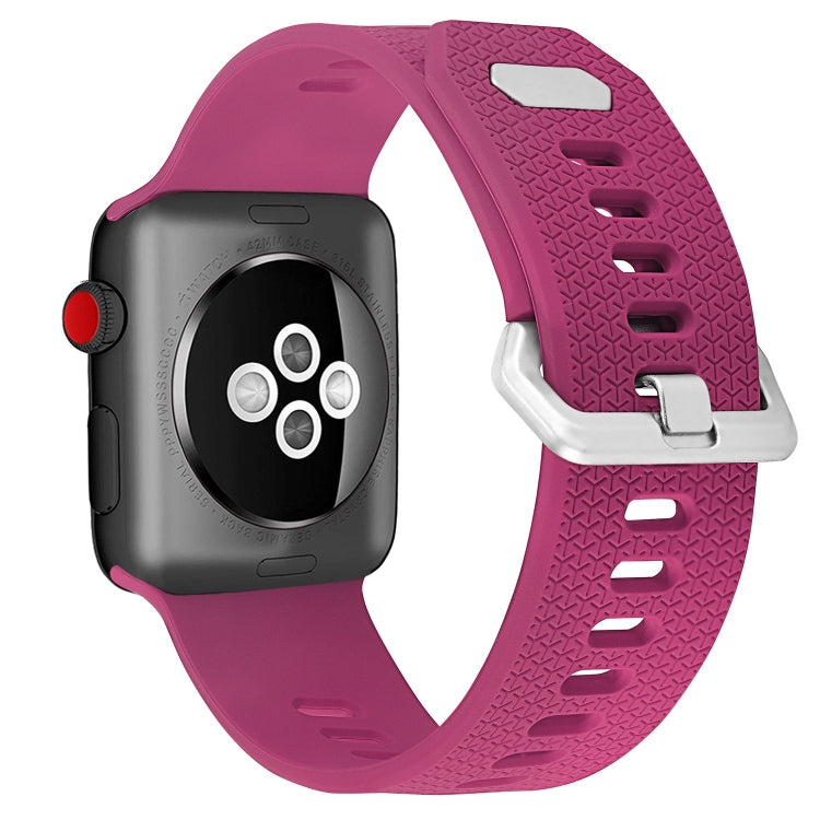 Silicone Replacement Strap Watchband Compatible with Apple Watch Series, 7 45mm / 6 & SE & 5 & 4 44mm / 3 & 2 & 1 42mm