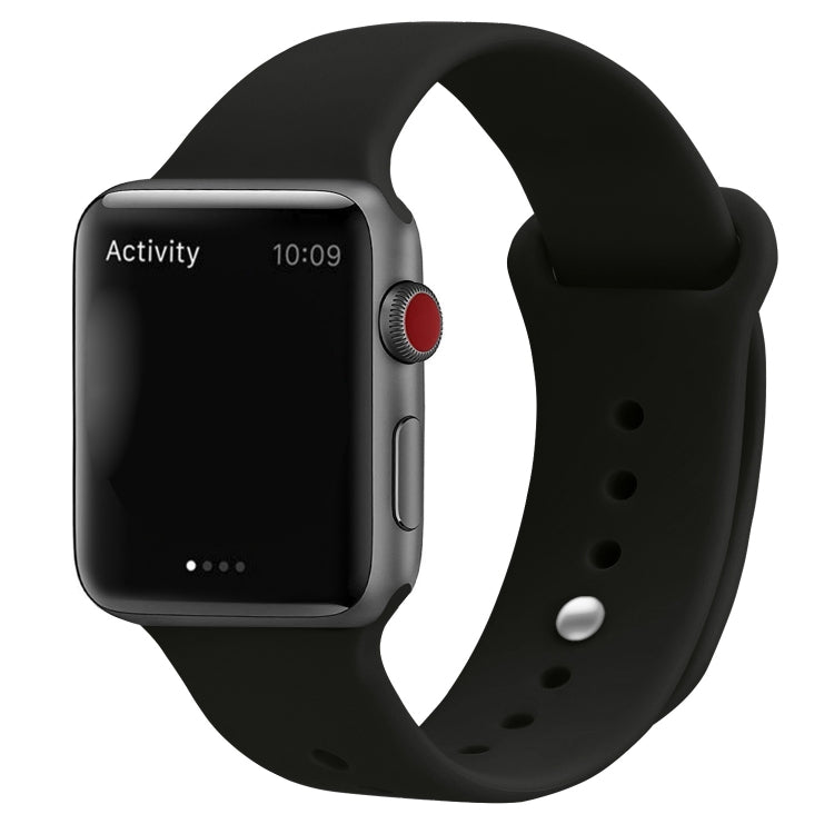 Silicone Replacement Strap Watchband Compatible with Apple Watch Series, 7 41mm / 6 & SE & 5 & 4 40mm / 3 & 2 & 1 38mm