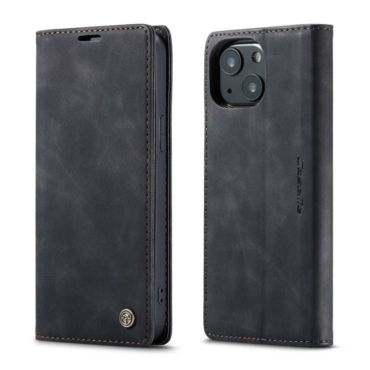 CaseMe-013 Multifunctional Retro Frosted Horizontal Flip Leather Case with Card Slot & Holder & Wallet, Compatible with iPhone 13