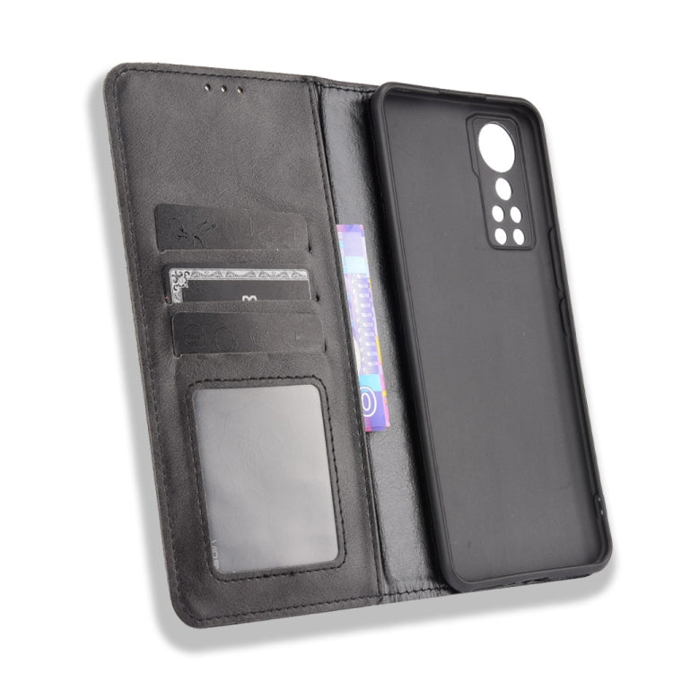 Magnetic Buckle Retro Pattern Horizontal Flip Leather Case with Holder & Card Slot & Wallet