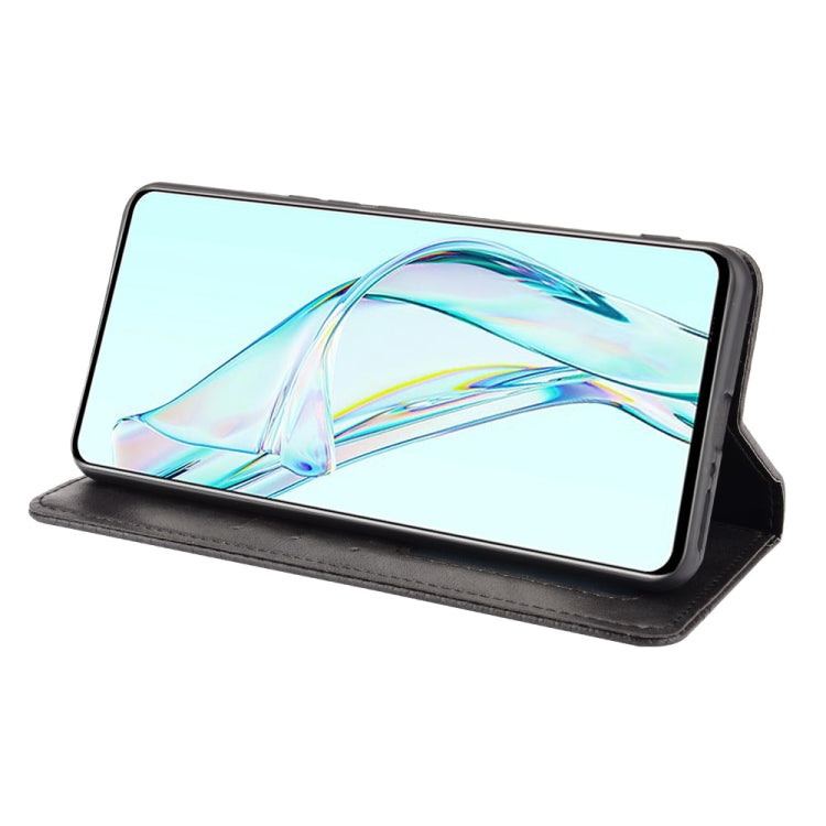Magnetic Buckle Retro Pattern Horizontal Flip Leather Case with Holder & Card Slot & Wallet