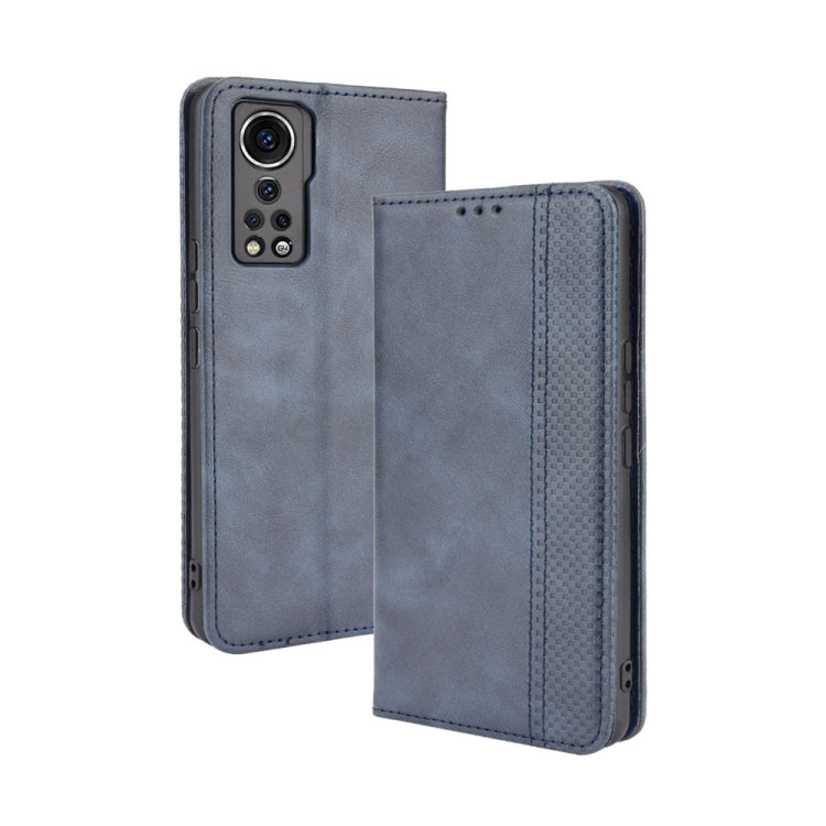 Magnetic Buckle Retro Pattern Horizontal Flip Leather Case with Holder & Card Slot & Wallet